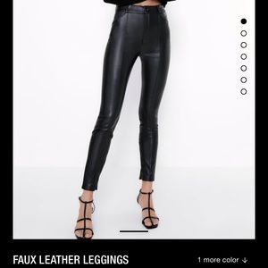 ZARA Leather Leggings ✨ NWT